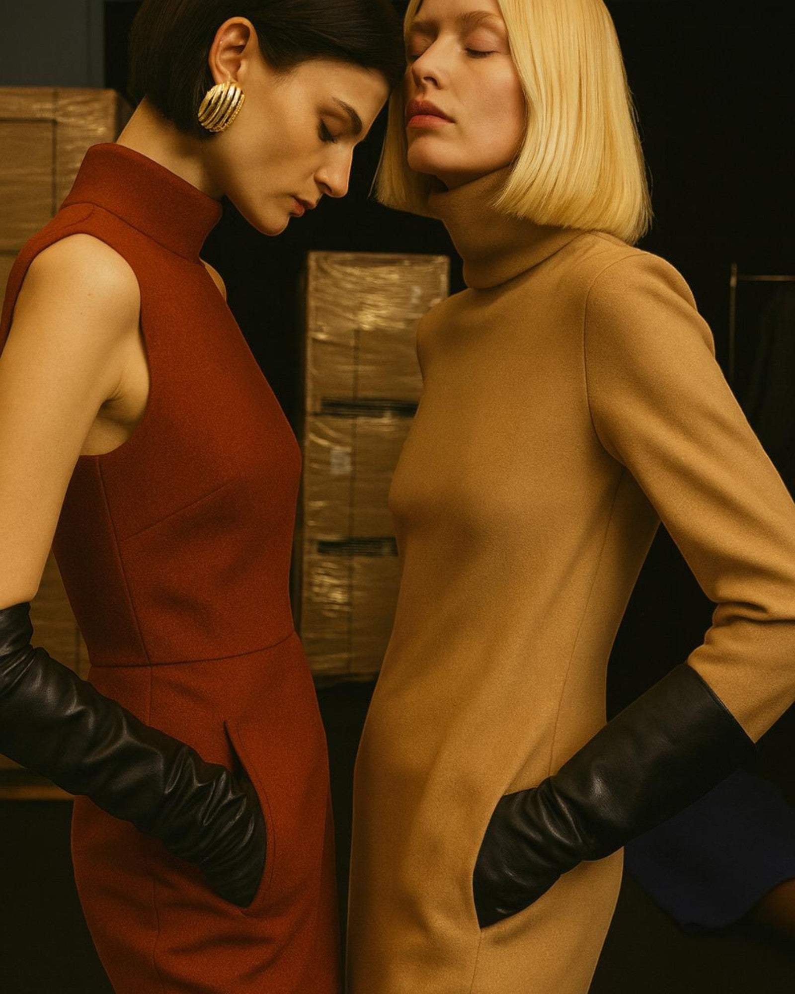 Anya Lambskin Leather Opera Gloves