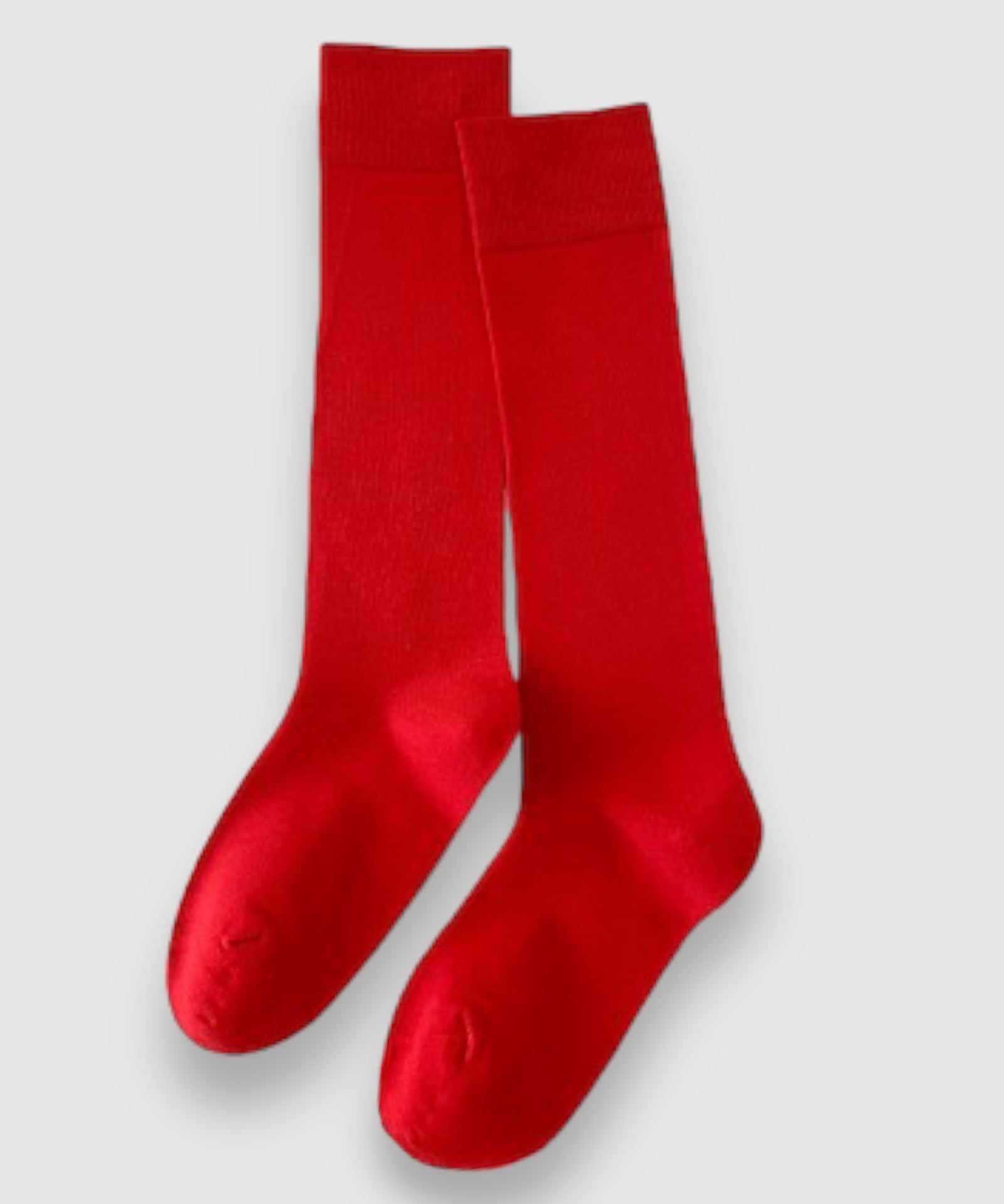Classic Long Red Socks