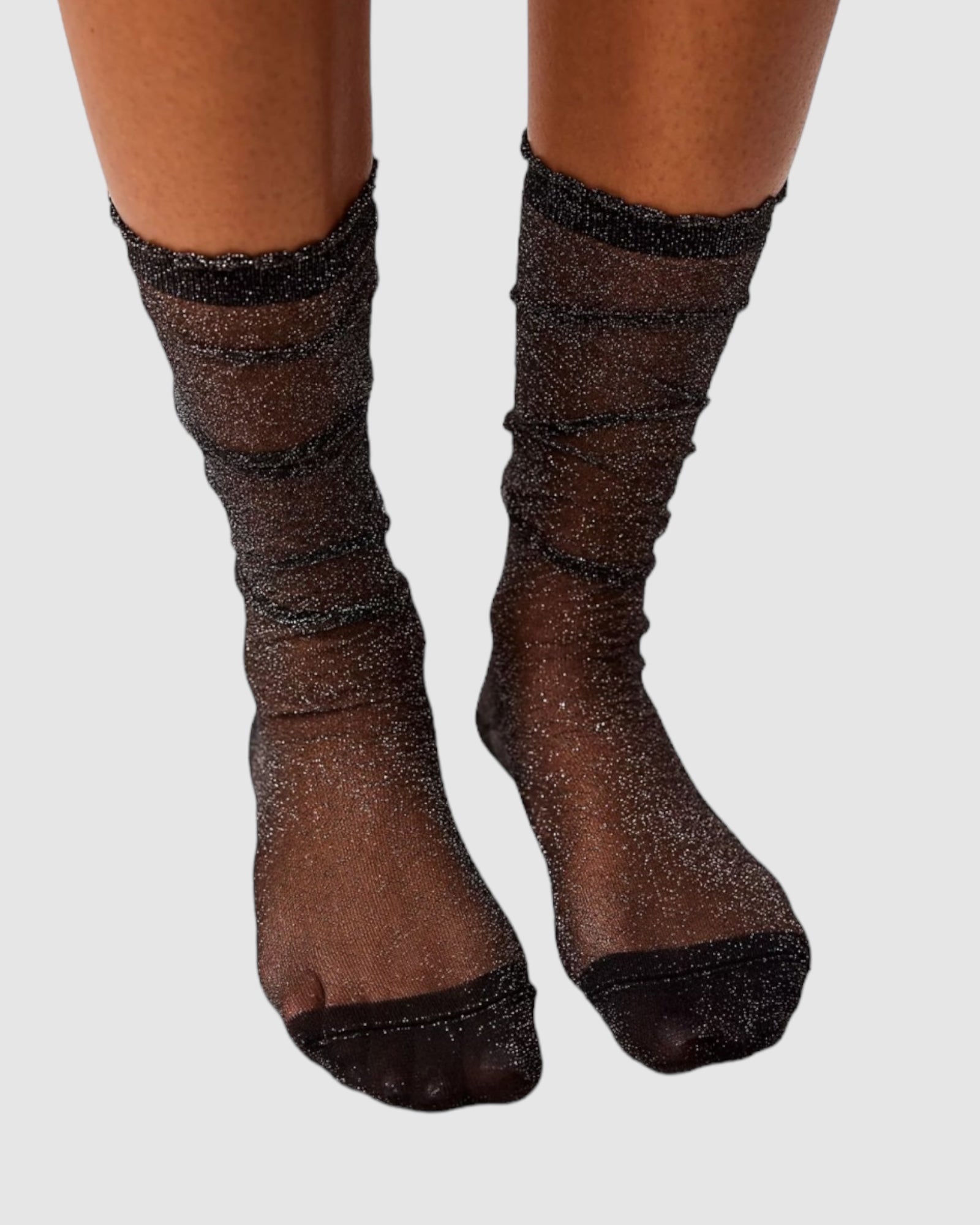 Sheer Magic Knee Sock - Black