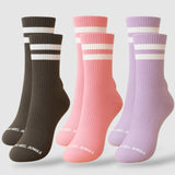 Varsity Pilates Yoga Grip Socks - 3 Pack