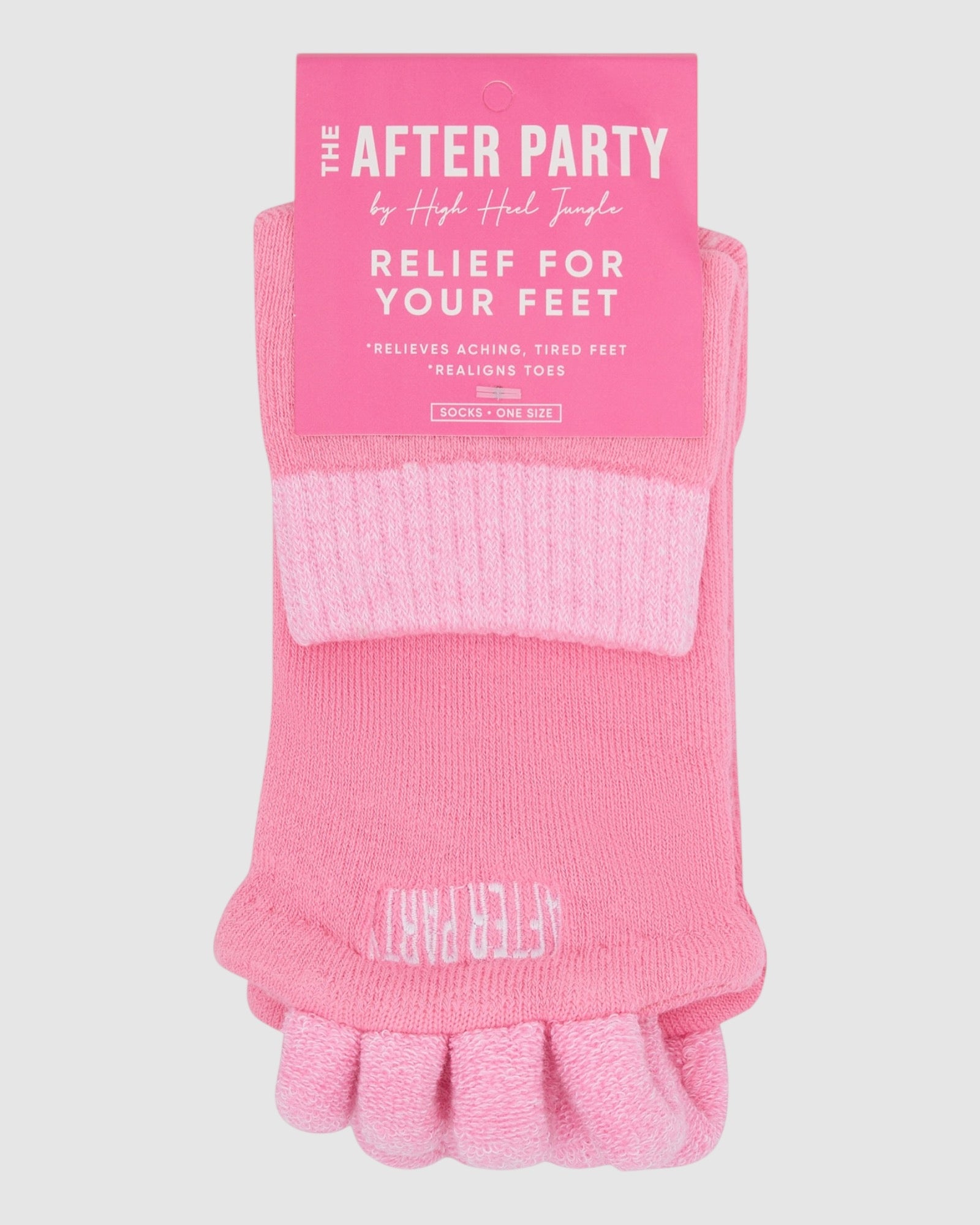 The After Party Foot Relief Socks - Pink
