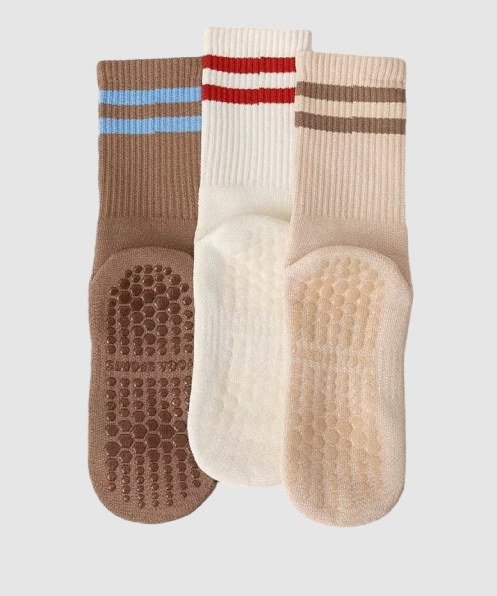 Varsity Grip Socks - 3 Pack - Retro