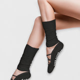Studio Grip Premium Strappy Leg Warmer Sock - 2 Pairs