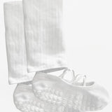 Studio Grip Premium Strappy Leg Warmer Sock - 2 Pairs