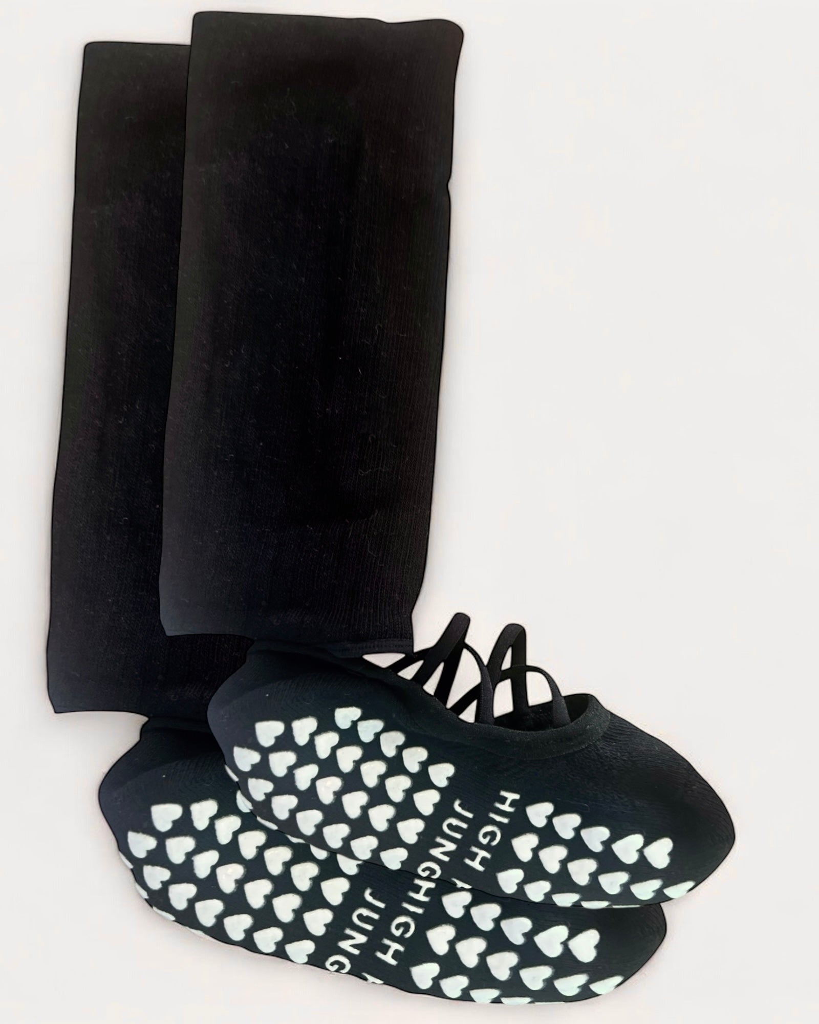 Studio Grip Premium Strappy Leg Warmer Sock - 2 Pairs