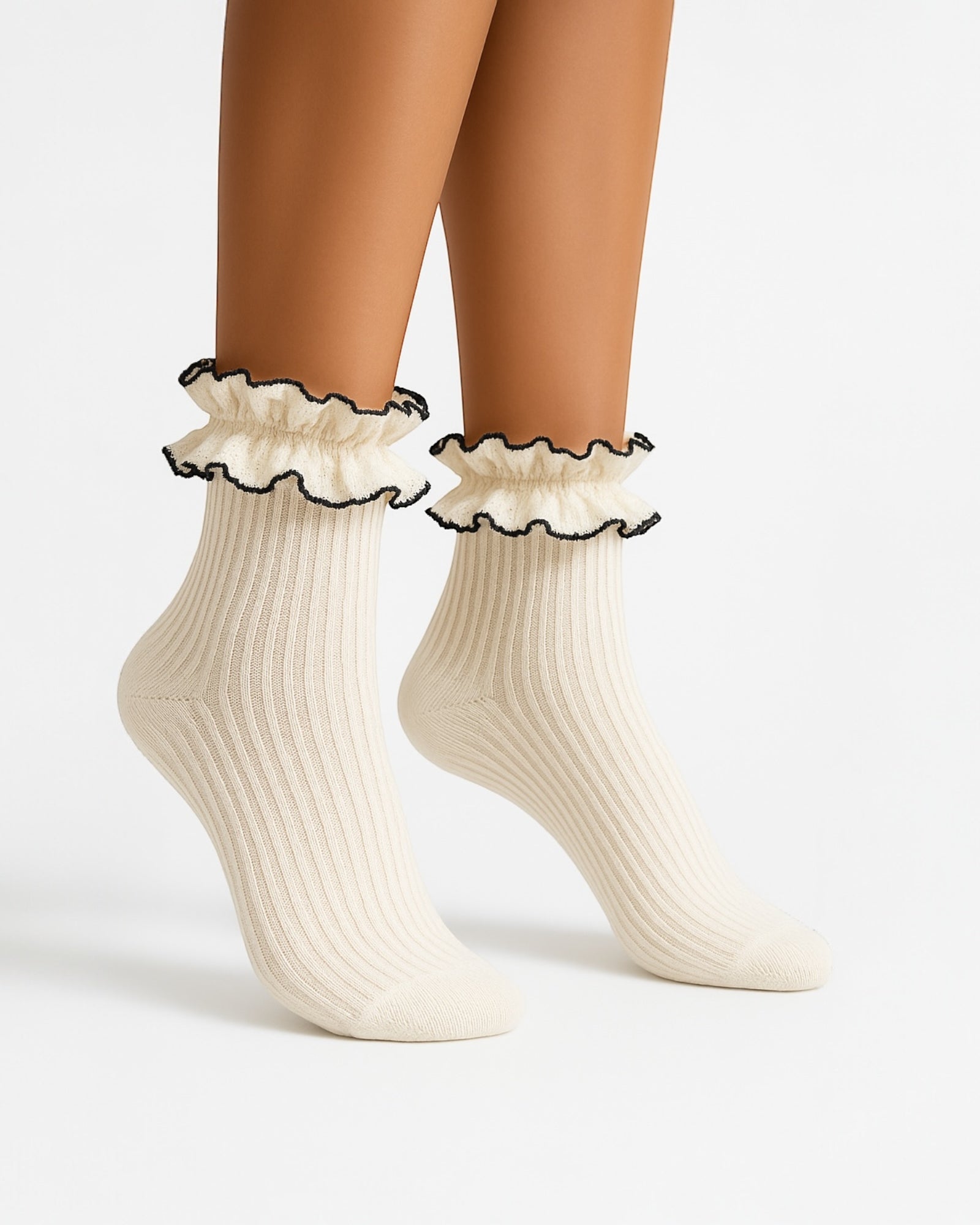 Sheer Frilly Socks