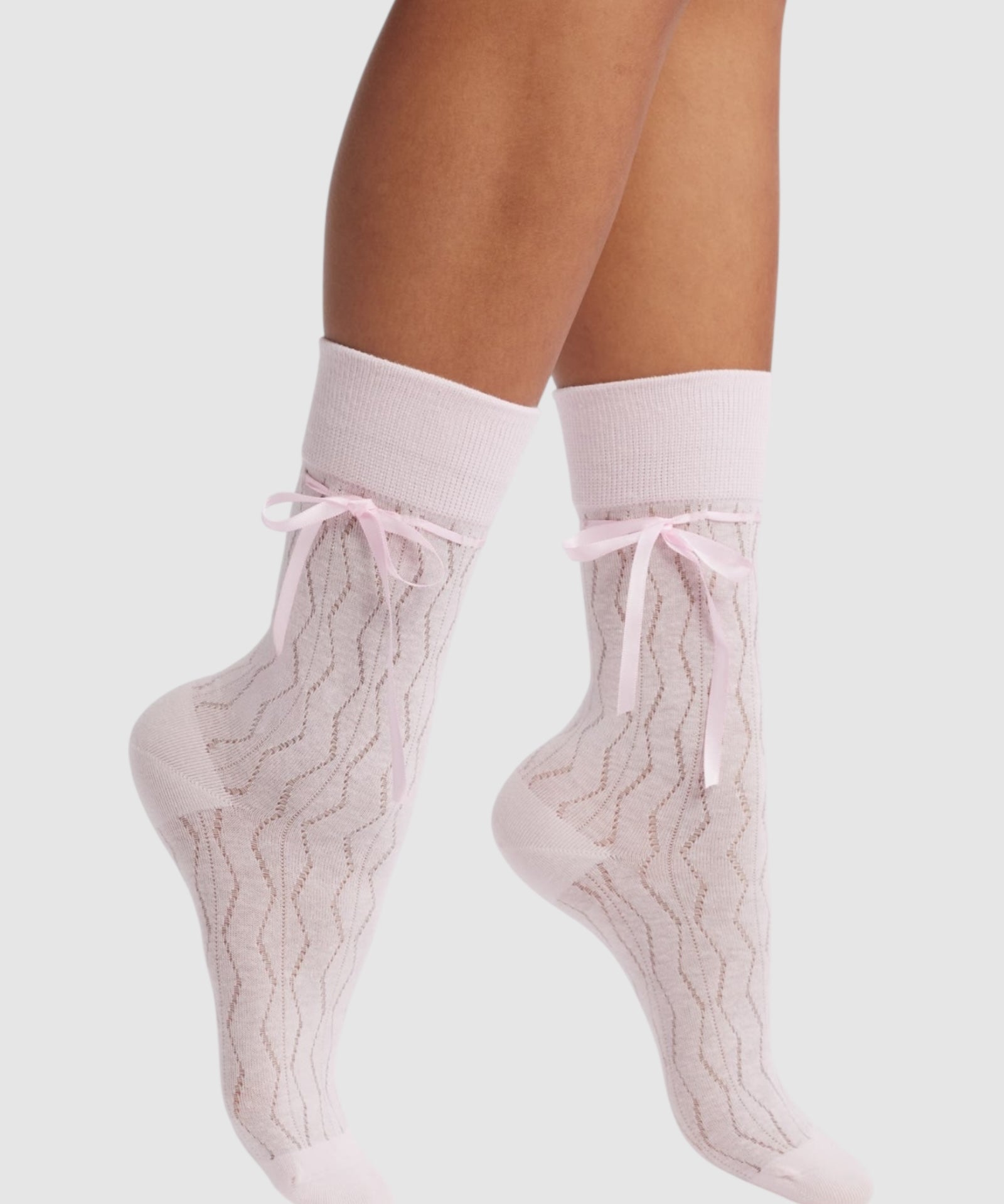 Bella Satin Bow Socks
