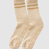 Varsity Pilates Yoga Grip Socks - 3 Pack Iced Coffee