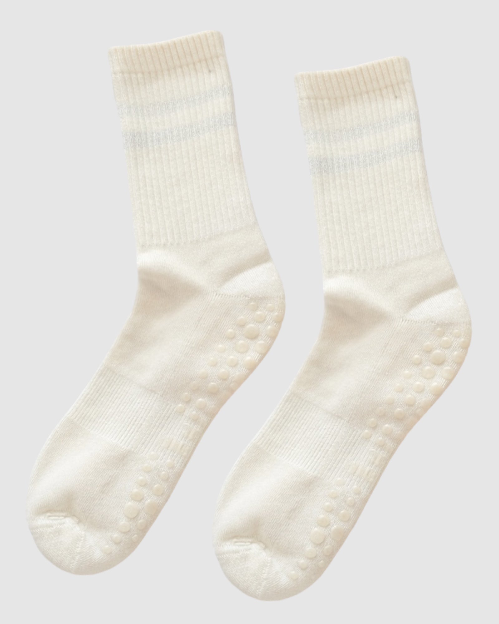 Varsity Pilates Yoga Grip Socks - 3 Pack Iced Coffee