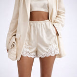 Lyra Lace Trim Shorts
