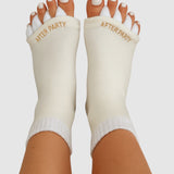 The After Party Foot Relief Socks - Coconut Creme