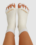 The After Party Foot Relief Socks - Coconut Creme