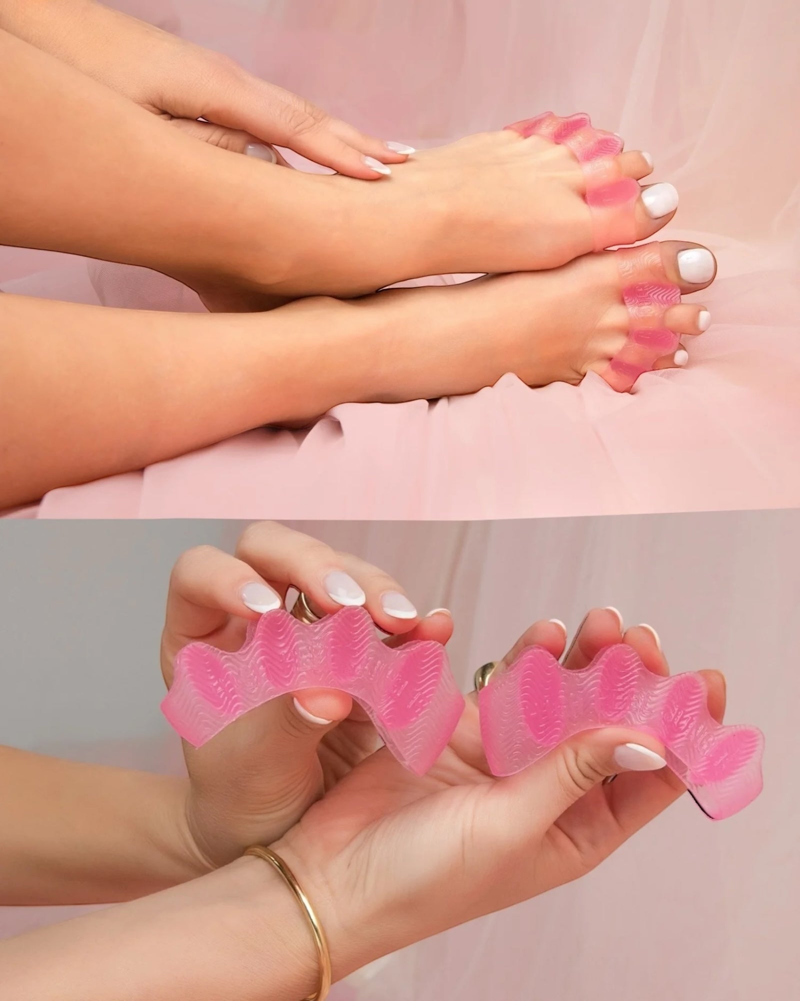 The After Party Silicon Gel Toe Separators & Foot Relief Alignment Socks - Value Bundle