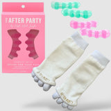 The After Party Silicon Gel Toe Separators & Foot Relief Alignment Socks - Value Bundle