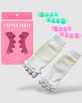 The After Party Silicon Gel Toe Separators & Foot Relief Alignment Socks - Value Bundle