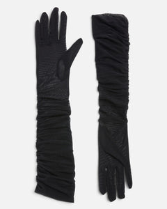 Ariana Ruched Mesh Opera Glove