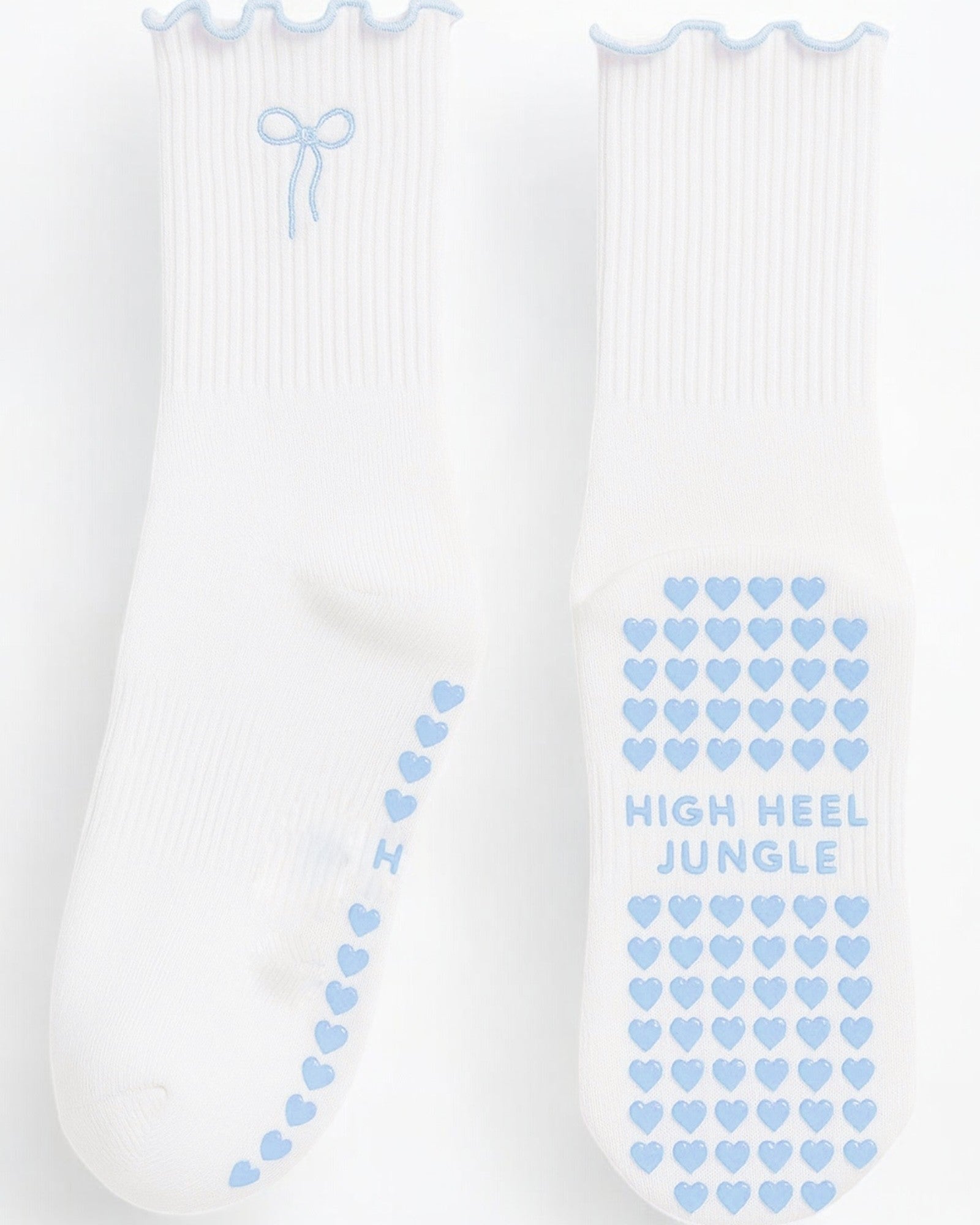 Bowtiful Frilled Edge Grip Sock - 3 Pack Value Bundle