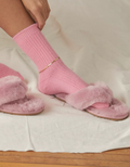Cashmere Socks - Medium Pink