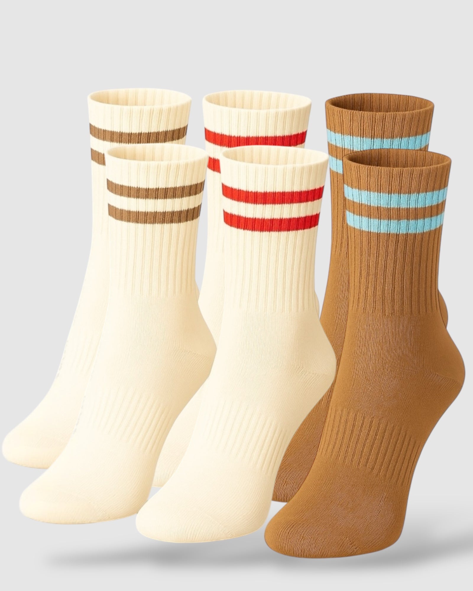 Varsity Grip Socks - 3 Pack - Retro