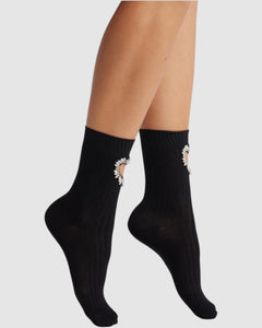 Gem Crystal Heart Sock