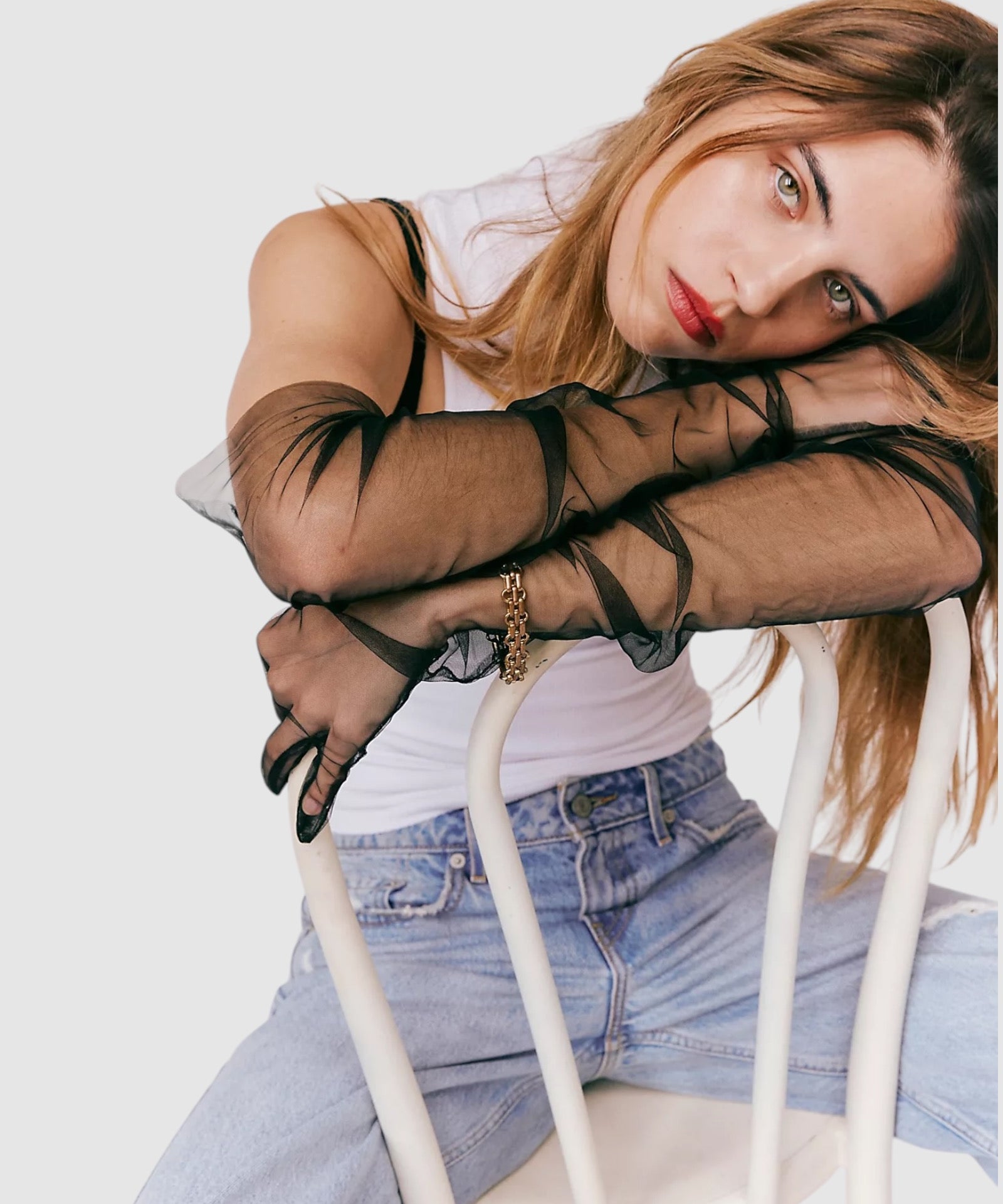 Kylie Tulle Glove