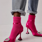 Cashmere Socks - Hot Pink