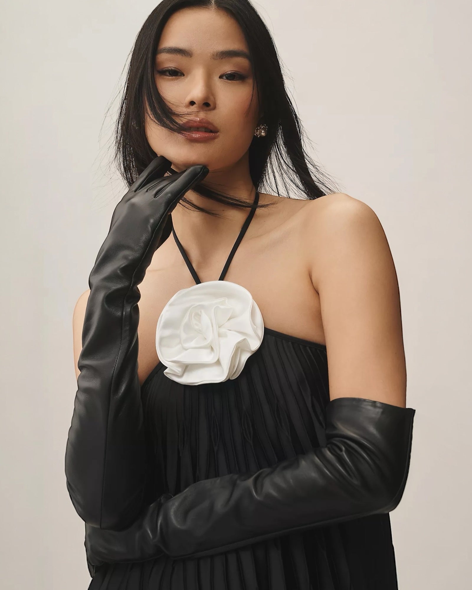 Anya Lambskin Leather Opera Gloves