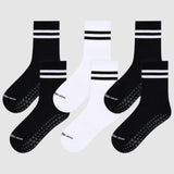 Varsity Grip Socks - 3 Pack - Black/White