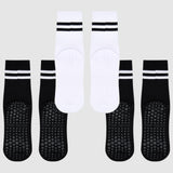 Varsity Grip Socks - 3 Pack - Black/White