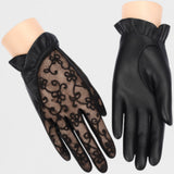 Gigi Leather Lace Glove