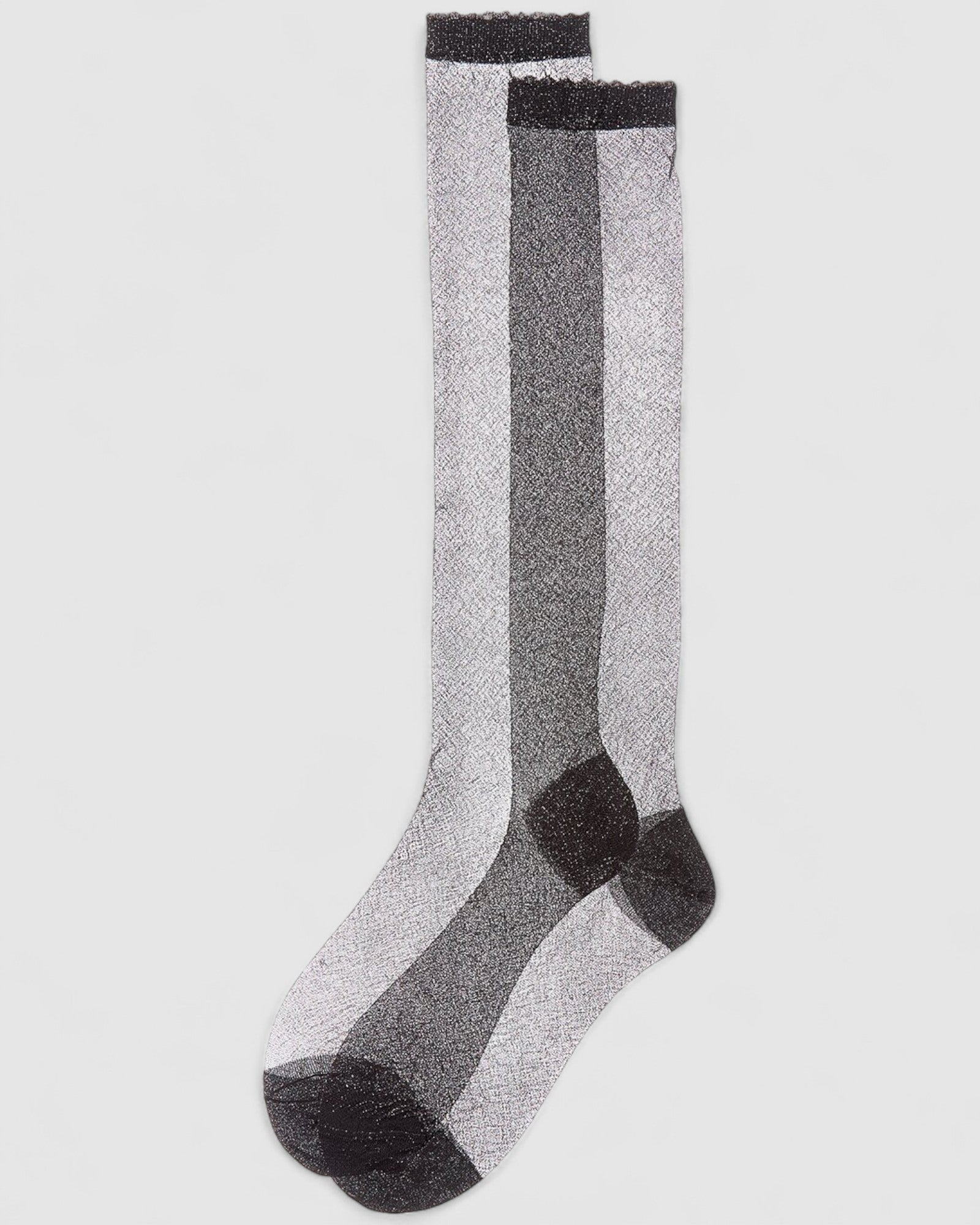 Sheer Magic Knee Sock - Black