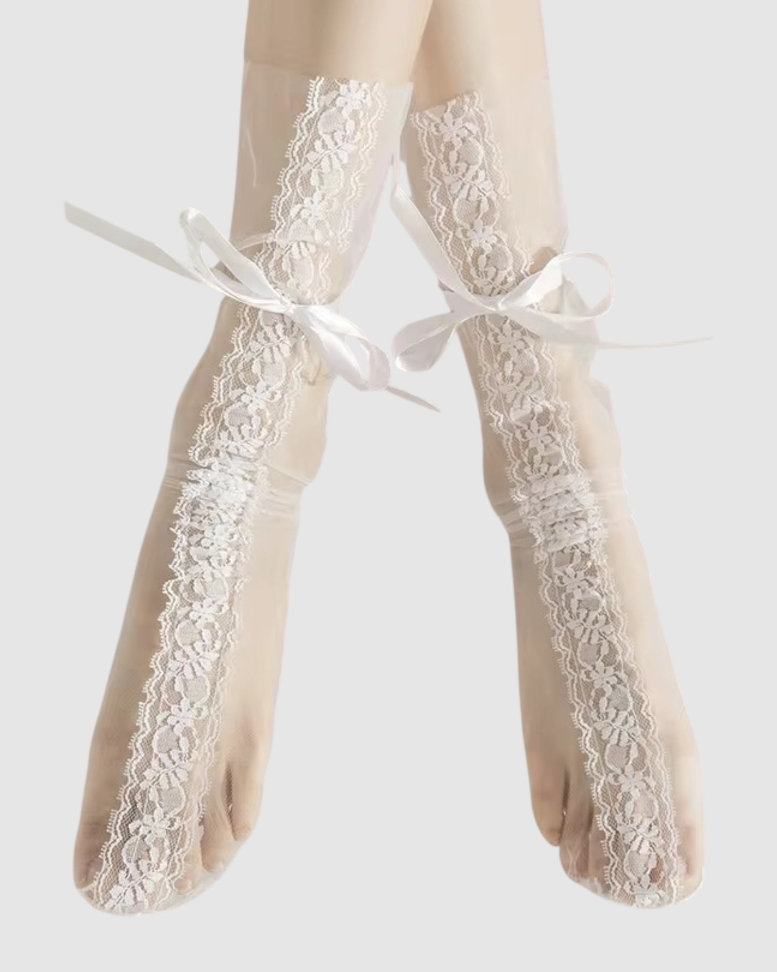 Lace Wrap Tulle Socks