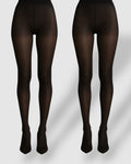 Sculpt 40 Denier Opaque Tights – 2 Pack