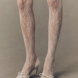 Venise Lace Fishnet Tights