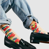 Retro Strawberry Sheer Socks