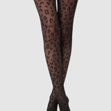 Leopard Print Tights