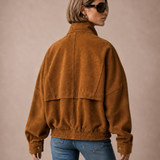 Margot Suede Jacket — Cognac