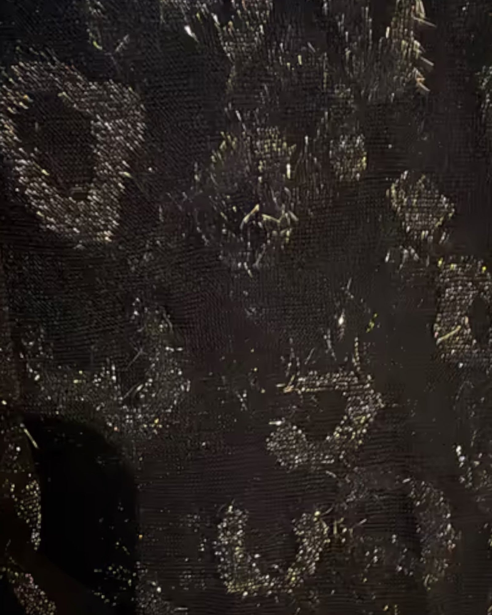 Metallic Leopard Premium Jacquard Tights