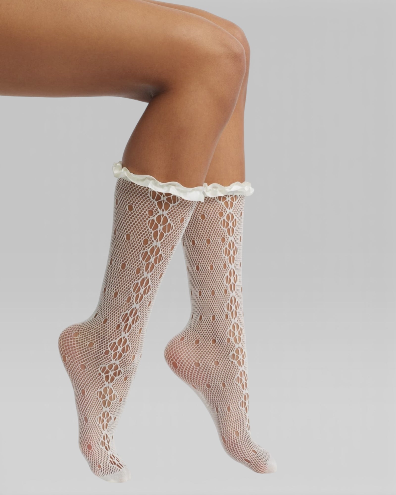 Mimi Lace Frill Edge Socks