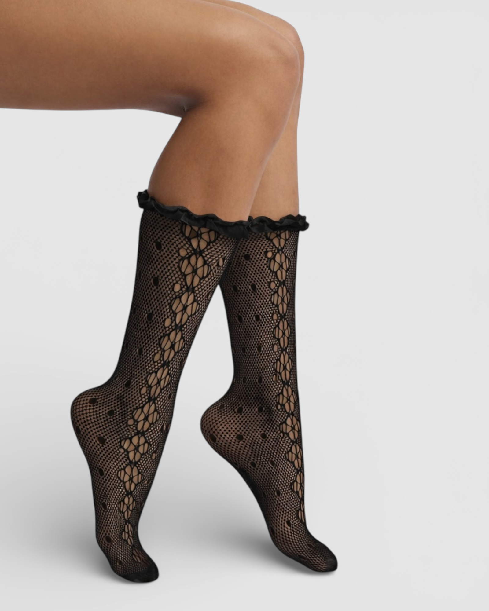 Mimi Lace Frill Edge Socks