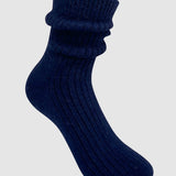 Cashmere Socks - Navy