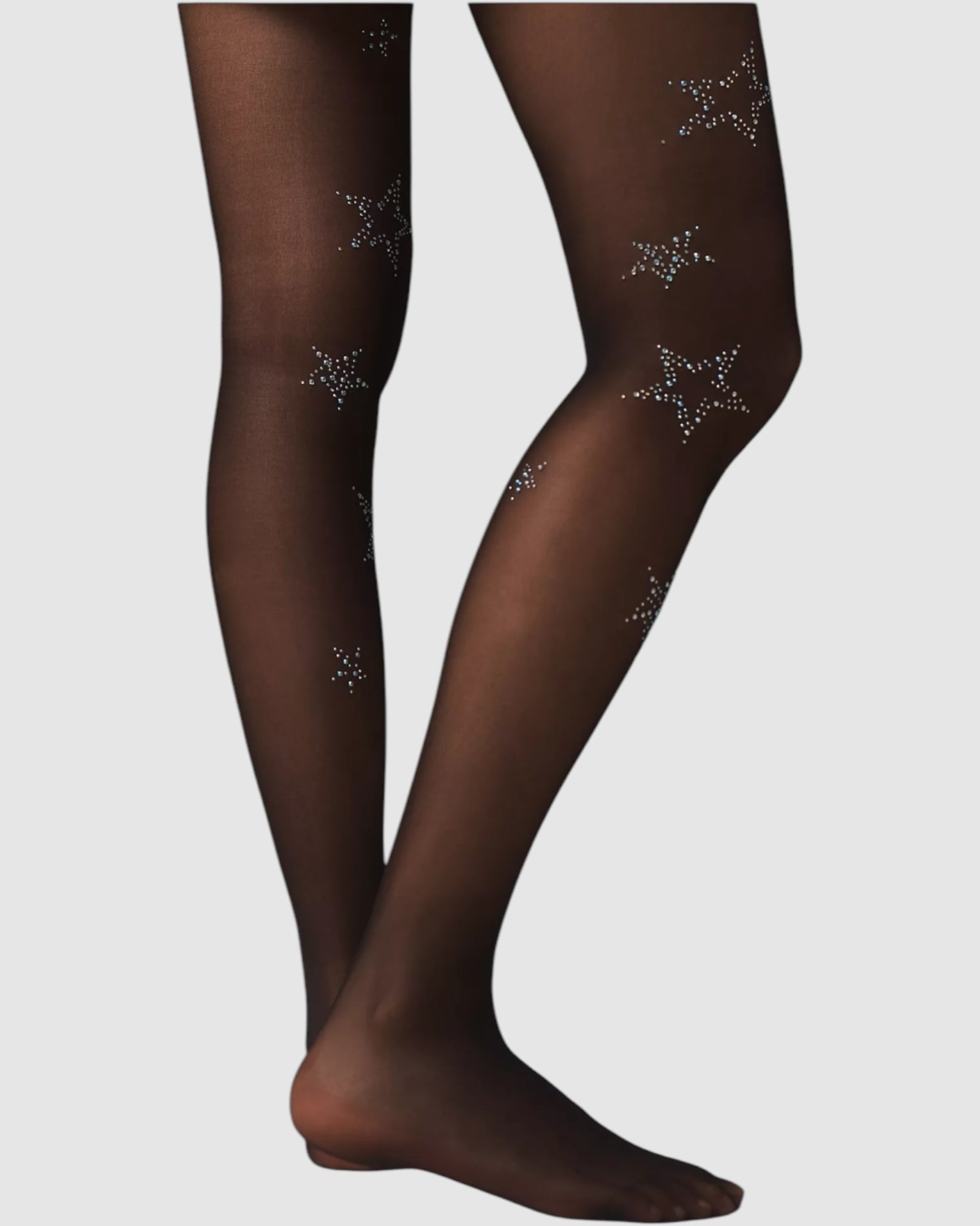 Glitter Star Sheer Tights