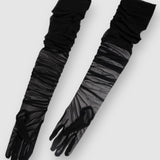 Ariana Ruched Mesh Opera Glove