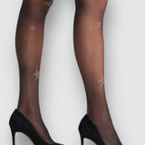 Glitter Star Sheer Tights