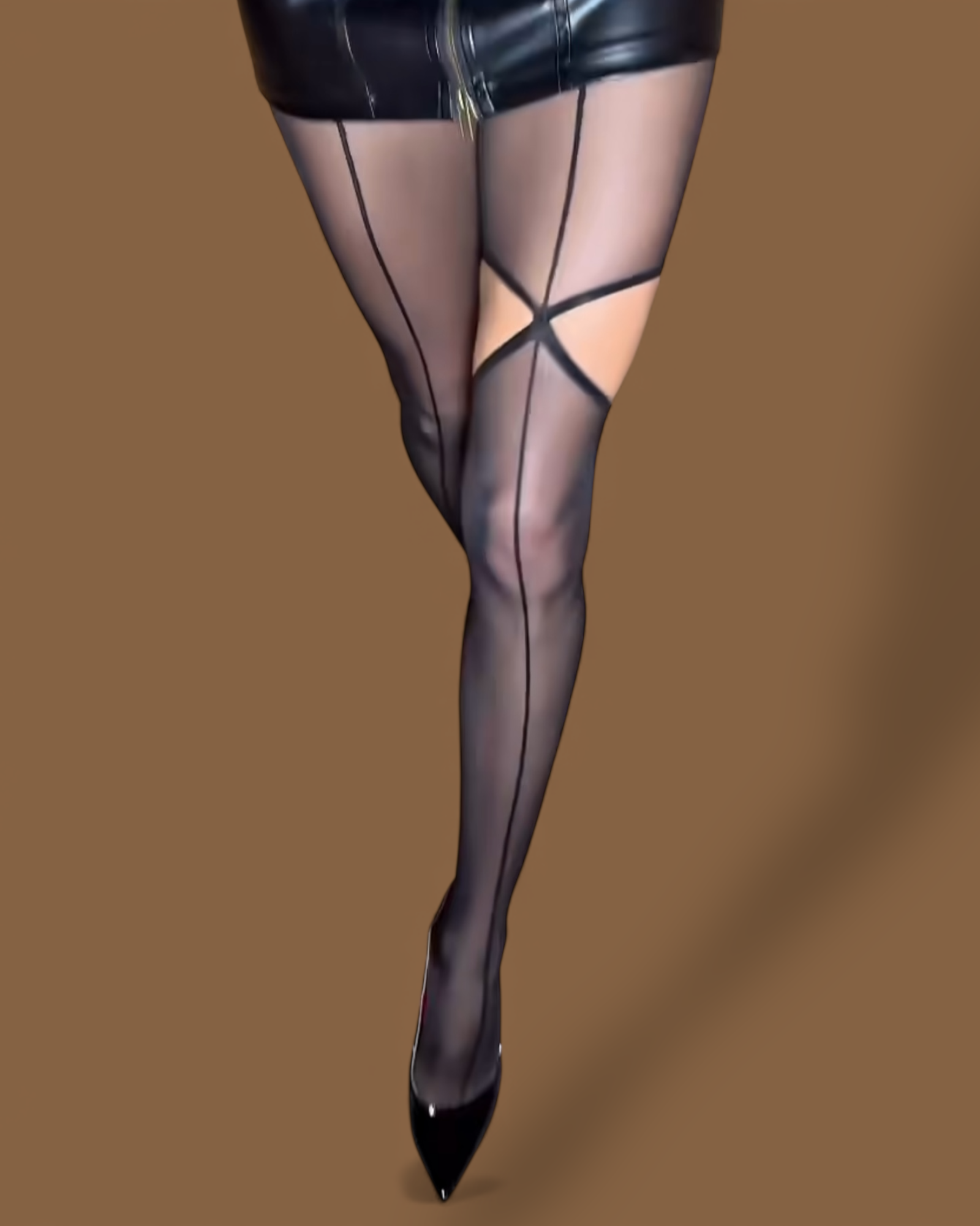 Enigma Cut Out Tights