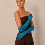 Milana Opera-Length Leather Gloves
