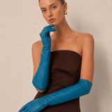 Milana Opera-Length Leather Gloves