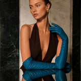 Milana Opera-Length Leather Gloves
