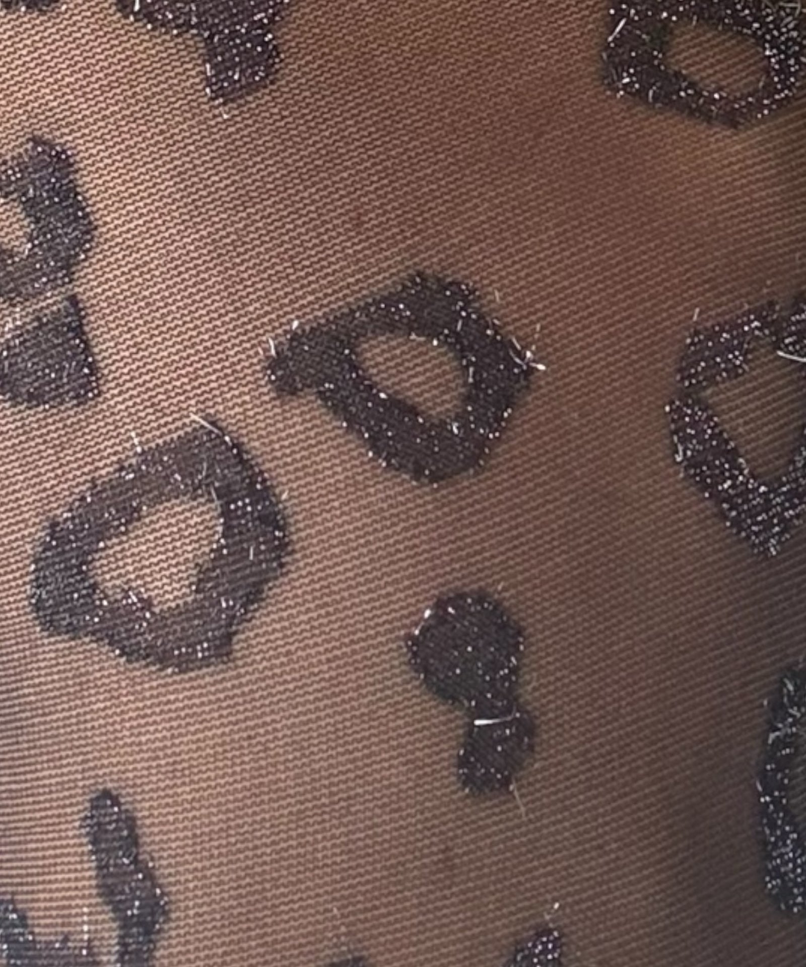 Metallic Leopard Premium Jacquard Tights