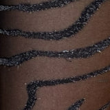 Metallic Zebra Premium Jacquard Tights